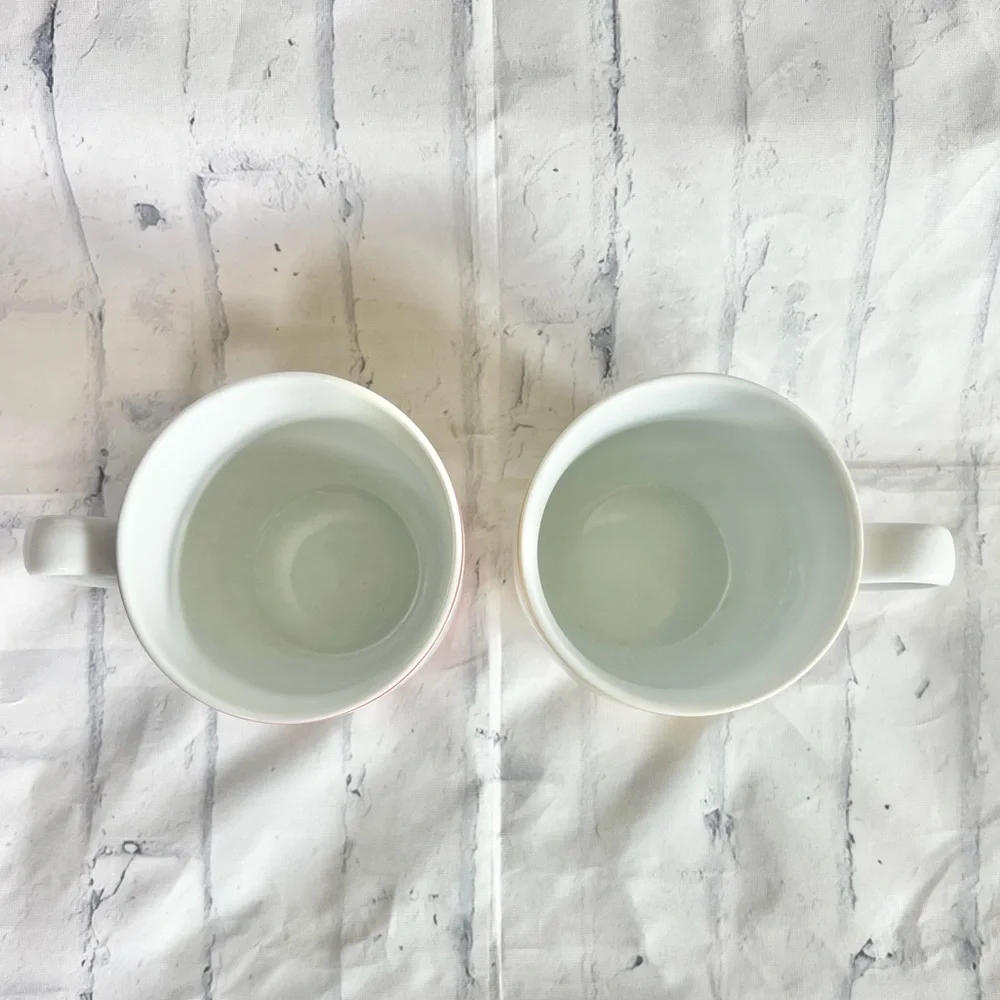 The Beatles Coffee Mugs Set of 2 Bluw Lyric All You Need Is Love Vintage Vibe